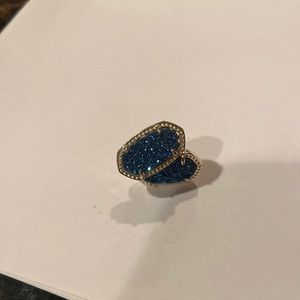 Kendra Scott blue gold studs